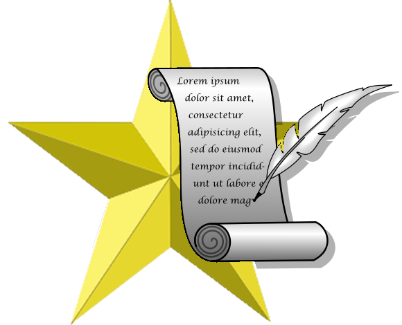 Bestand:Writing star yellow.png