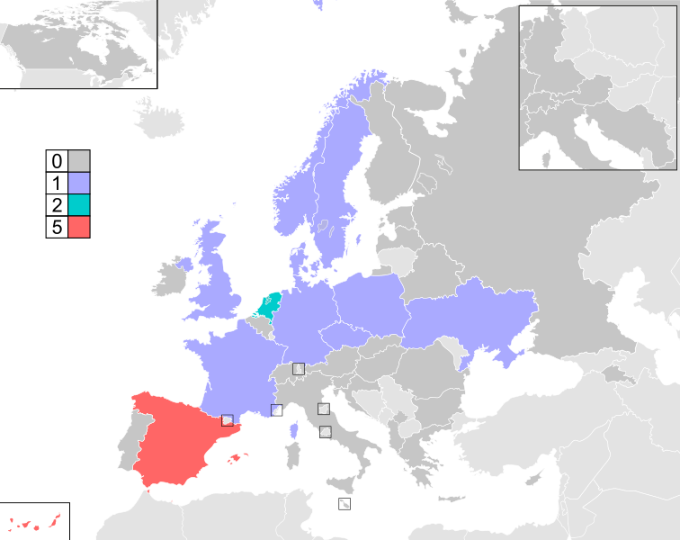 Bestand:Eurovision Young Dancers winners map.png