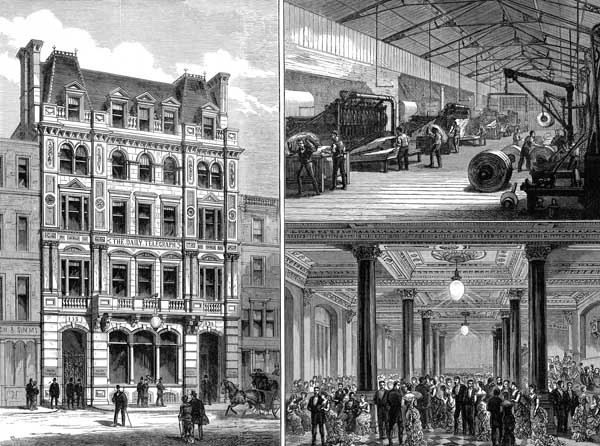 Bestand:New Daily Telegraph Offices Fleet Street ILN 1882.jpg