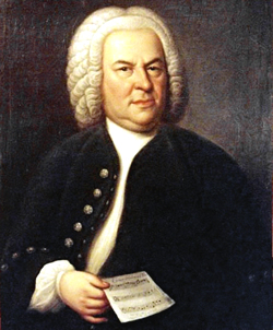 Portret van Johann Sebastian Bach uit 1748 door de Duitse schilder Elias Gottlieb Haussmann (1695-1774)