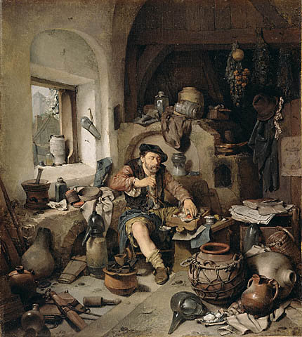 Bestand:Cornelis Pietersz. Bega - De Alchemist.jpg
