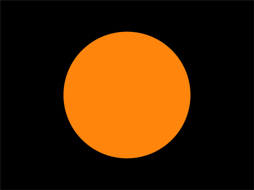 Bestand:F1 black flag with orange circle.png