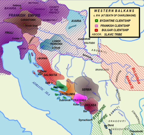 Bestand:Map of the Western Balkans around 814 AD.png