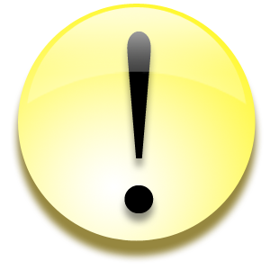 Bestand:300px-Attention yellow2 svg.png