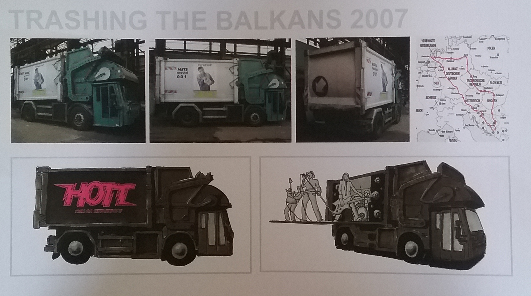 Trashing the Balkans (Sziget) / Art direction : Coen van Rooij / Niet uitgevoerd