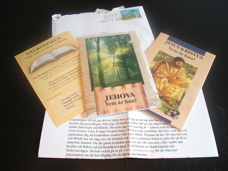 Bestand:Jehovah witnesses mail.JPG