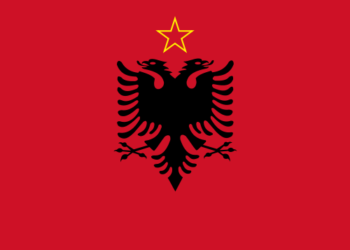 Bestand:Flag of Albania 1946.png