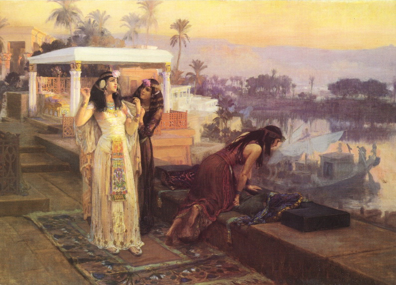 Bestand:Frederick Arthur Bridgman - Cleopatra on the Terraces of Philae.JPG