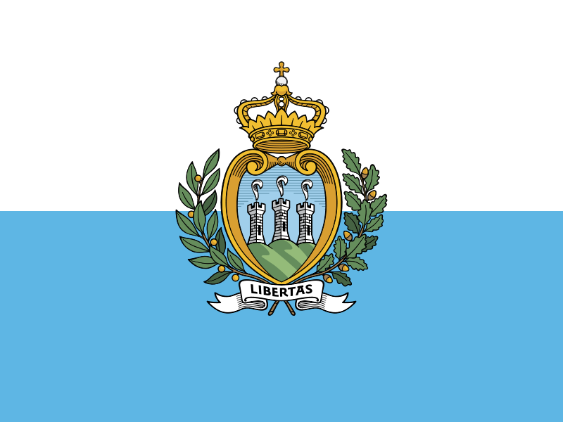 Bestand:Flag of San Marino.png