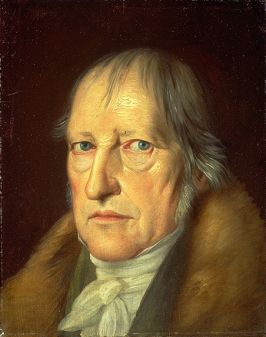 Portret van Georg Hegel door Jakob Schlesinger uit 1831
