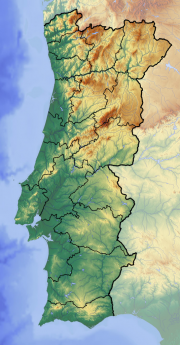 Miniatuur voor Bestand:Portugal location map Topographic.png