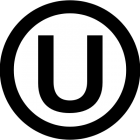 Dit logo van de Orthodox Union (Amerika) is een van de meestgebruikte logo’s die op joodse koosjere voedingswaren worden aangegeven. Men kan het ook in Europa op verpakkingen vinden.