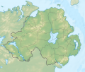 Miniatuur voor Bestand:Relief Map of Northern Ireland.png