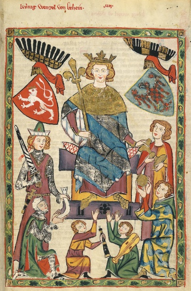 Bestand:Codex Manesse Wenzel II von Böhmen.jpg