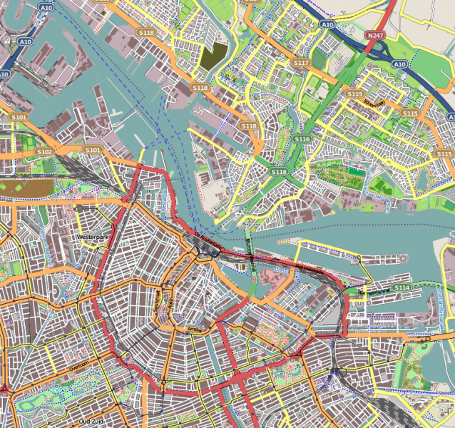 Bestand:Location map Netherlands Amsterdam Central.png