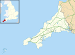 Miniatuur voor Bestand:Cornwall UK location map.png