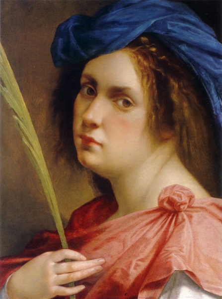 Bestand:Artemisia Gentileschi Selfportrait Martyr.jpg