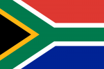 Vlag van Republiek van Zuid-Afrika / Republic of South Africa