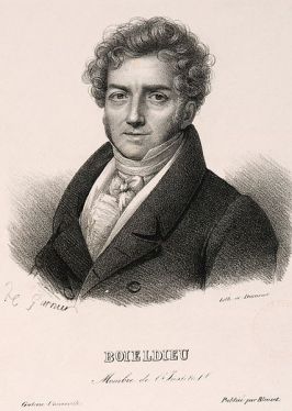François-Adrien Boieldieu, naar een schilderij van Henri-François Riesener, Bibliothèque nationale de France