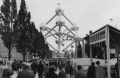 Het Atomium tijdens de wereldtentoonstelling in 1958.