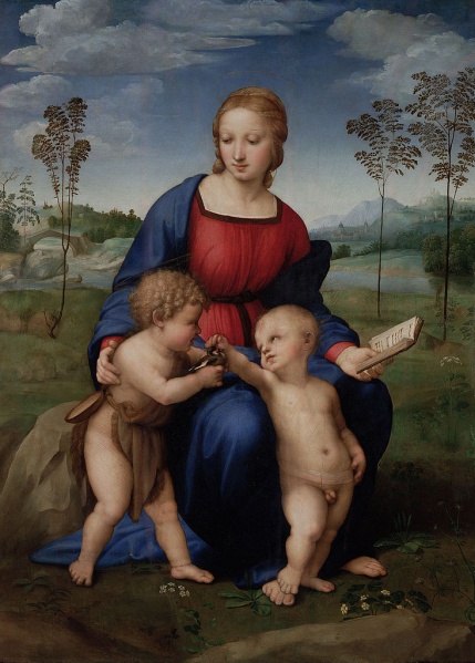 Bestand:Raffaello Sanzio - Madonna del Cardellino - Google Art Project.jpg