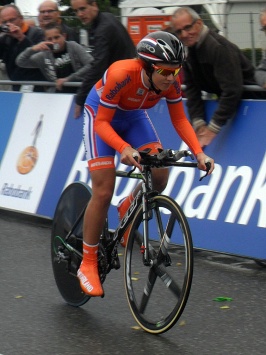 Demi de Jong wint brons op WK 2012 in Valkenburg.
