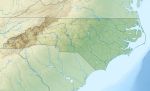 Miniatuur voor Bestand:USA North Carolina relief location map.jpg