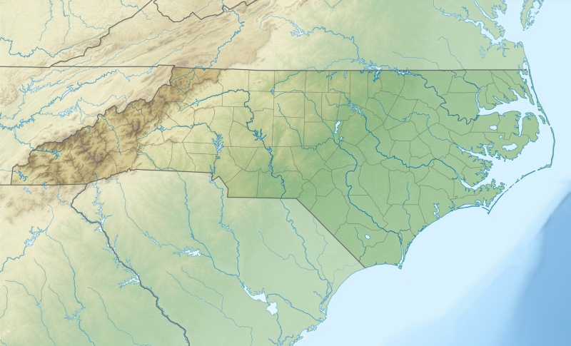 Bestand:USA North Carolina relief location map.jpg