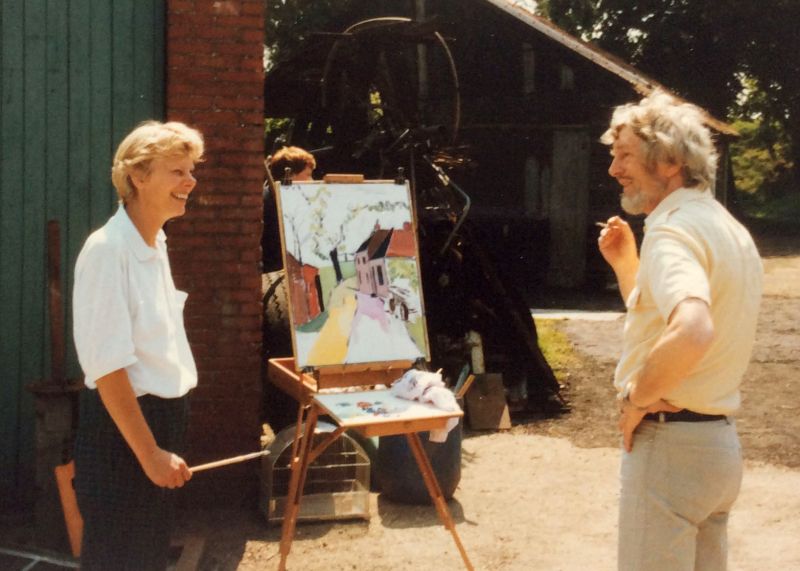 Bestand:Arie Zuidersma en Aukje Niemeijer 1984.jpg