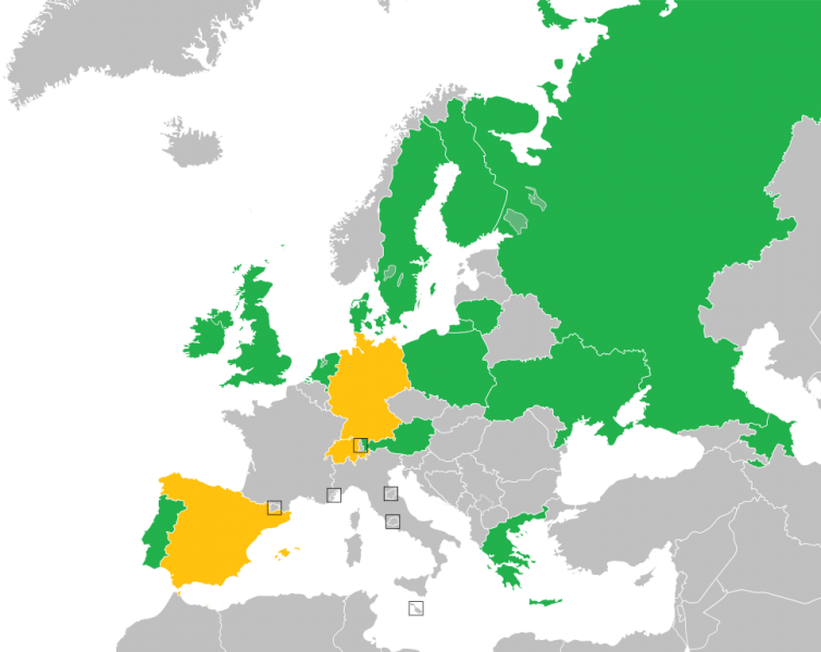 Bestand:Eurovision Dance Contest 2008 Map.png