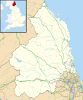 Miniatuur voor Bestand:Northumberland UK location map.png