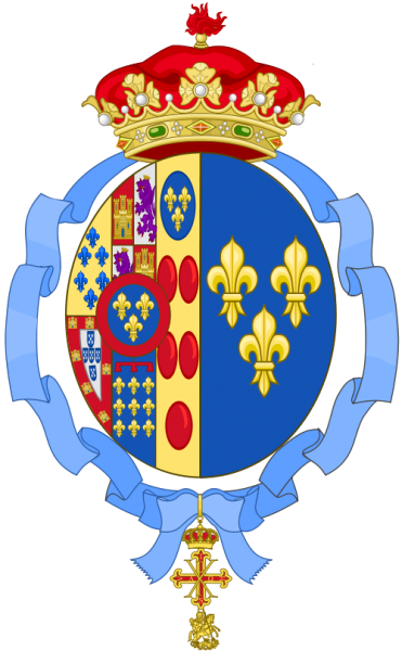 Bestand:Coat of arms of Princess Anne, Duchess of Calabria (Spanish Heraldry).png