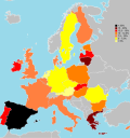 Miniatuur voor Bestand:Mappa disoccupazione UE.png