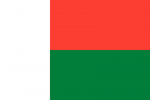 Vlag van Republique de Madagascar / Repoblikan'i Madagasikara