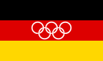 Miniatuur voor Bestand:Flag of German Olympic Team 1960-1968.png