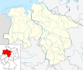 Miniatuur voor Bestand:Lower Saxony location map G.png