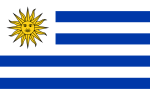 Vlag van República Oriental del Uruguay