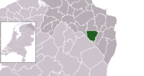 Locatie van de gemeente Veendam