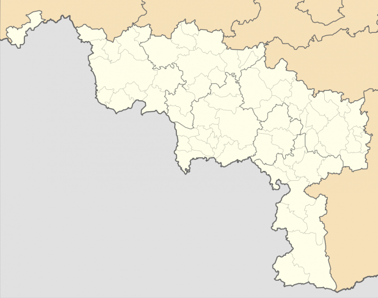 Bestand:Belgium Hainaut location map.png