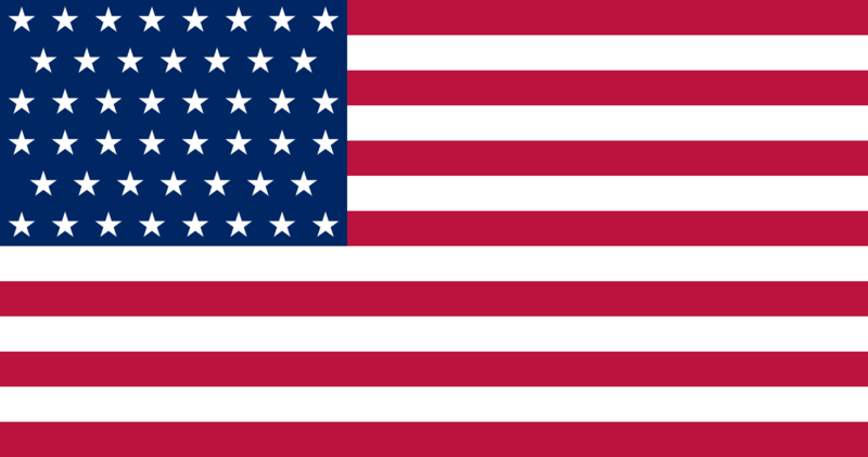 Bestand:Flag of the United States (1908-1912).svg