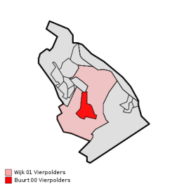 Locatie in de gemeente Brielle