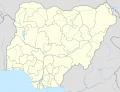 Miniatuur voor Bestand:Nigeria location map.png