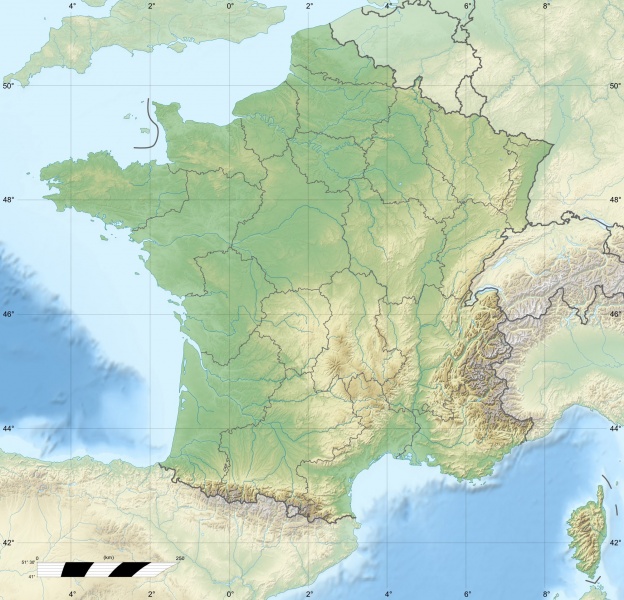 Bestand:France relief location map.jpg