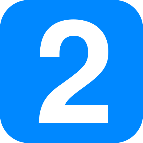 Bestand:Number 2 in light blue rounded square.png