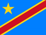 Vlag van République Démocratique du Congo