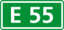 Europese weg 55 in Denemarken (Denemarken)