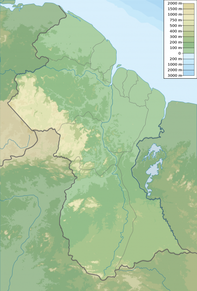 Bestand:Guyana physical map.png