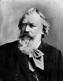 Johannes Brahms omstreeks 1894