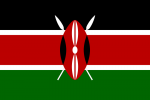 Vlag van Republic of Kenya